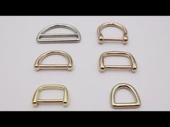Round Metal D Rings