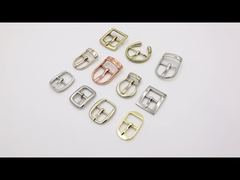 Zinc alloy metal center bar pin buckle for cap shoes