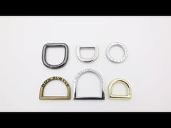 Metal Logo D Ring Buckle