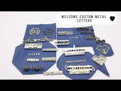 Custom Metal Letter Logo Plate for Handbag