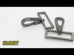 Heavy Duty Bag Hardware Snap Buckle 38mm Webbing Swivel Snap Hook with Logo Engraved