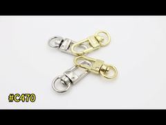 Small metal flat lobster clasp keychain clasp