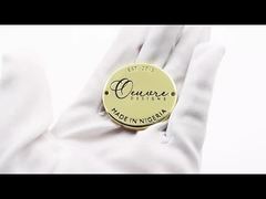 Metal Round Tag Bag Charm 10077