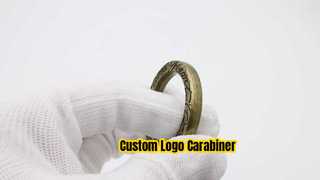 Vintage aangepaste gravure logo veer o ring 30 mm -10175