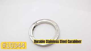 2 inch ronde karabijnhaak clips op maat graveren logo veer o ring -10344