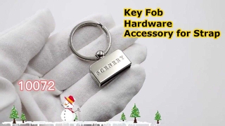 Customize Key Chain Accessories Metal Key Fob Leather Key Fob Hardware With Split Key Rings for Car 