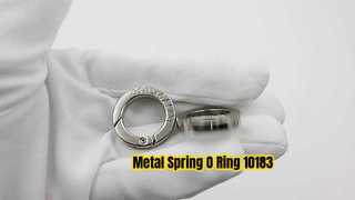 Veer O-ring nikkel-zinklegering voor sleutelhangers 10183