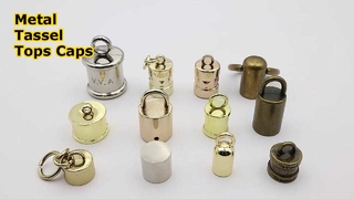 Bag Hardware Leather Tassel Caps